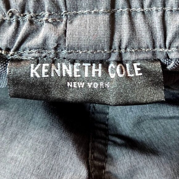 Kenneth Cole New York Mens Stretch Pull On Drawstring Active Shorts Size L Blue - Picture 5 of 7